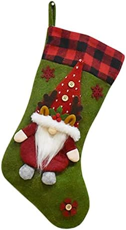 Noel dekorasyon Santa çorap şeker çorap hediye Noel ağacı kolye ışık Catcher kristal