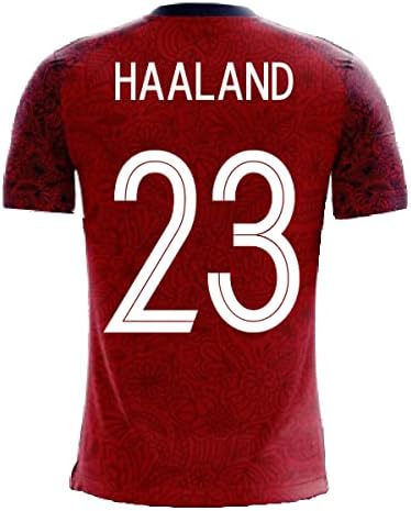 Norveç 2022-2023 İç Saha Konsept Futbol Takımı (Aıro) (Erling Haaland 23)