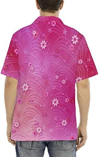 2023 Yeni Özel Logo erkek Hawaii Gömlek Setleri Kısa Kollu Casual Düğme Aşağı Plaj Çiçek Gömlek ve Şort