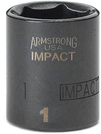 Armstrong 19-632 3/8 inç Sürücü 6 Noktalı Darbe Soketi, 1 inç