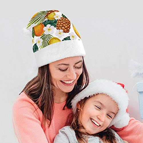 Noel Noel Baba Şapkası, Yetişkinler için Meyve Ananas Noel Tatil Şapkası, Yeni Yıl Şenlikli Kostüm Tatil Partisi Etkinliği