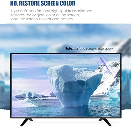 KELUNIS parlama Önleyici TV ekran koruyucu, Anti mavi ışık filtresi Filmi göz koruması 32-75 İnç TV için mavi ışık