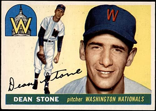 1955 Topps 60 Dean Stone Washington Senatörleri (Beyzbol Kartı) ESKİ / MT + Senatörler