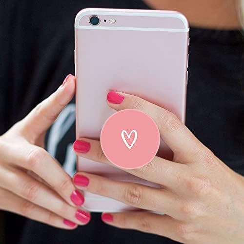 4 Paket / Katlanabilir Parmak Cep telefonu Standı, Akıllı Telefon için tutamak-Beyaz Gül Altın Kalp Mor Siyah Pembe