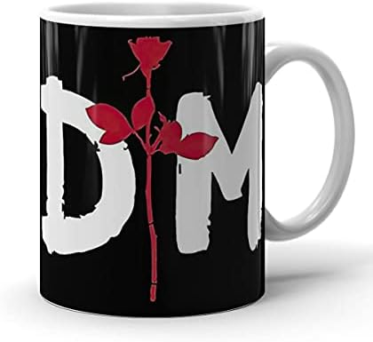 Kahve Kupa Beyaz Seramik Dm Tatil Depeche Parti gül çayı Modu Fincan Doğum Günü Düğün Mikrodalga Bulaşık Makinesi