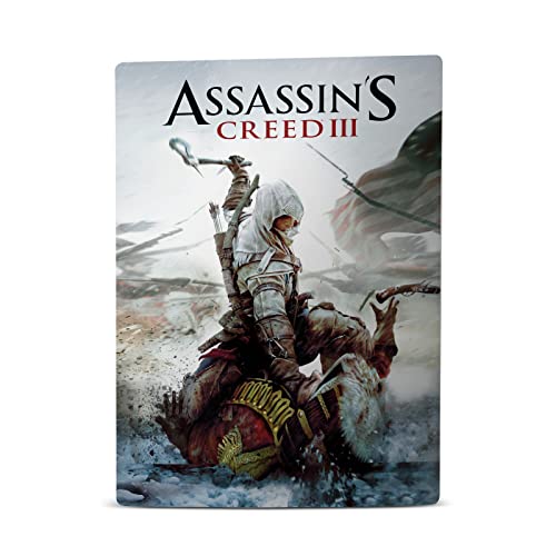 Kafa Kılıfı Tasarımları Resmi Lisanslı Assassin's Creed Oyun Kapağı III Grafik Vinil Ön Kapak Sticker Oyun Cilt Çıkartma