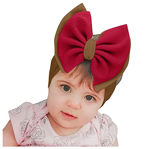 Bebek Şapka Aksesuarları Kontrast İlmek Renk Bantlar Kızlar Sıkı Bebek Bakımı Bebek Kız Kafa Bandı (L, Bir Boyut)