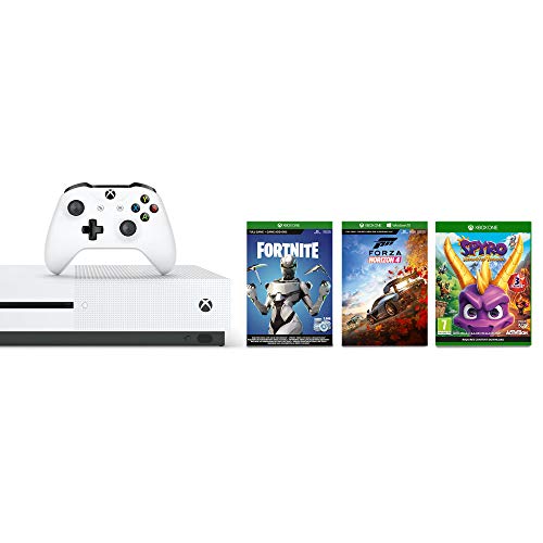 Xbox One S 1 TB Fortnite Konsolu + Forza Horizon 4-Standart Sürüm + Spyro Üçlemesi Yeniden Ateşlendi (Xbox One)