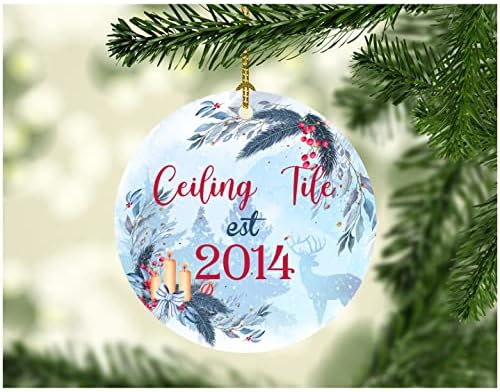 Hediye için Tavan Karosu Est 2014 Noel Süsler ile İş Adı Yeni Tavan Karosu Süs Ağacı Noel Ev Dekor Dekorasyon Parti