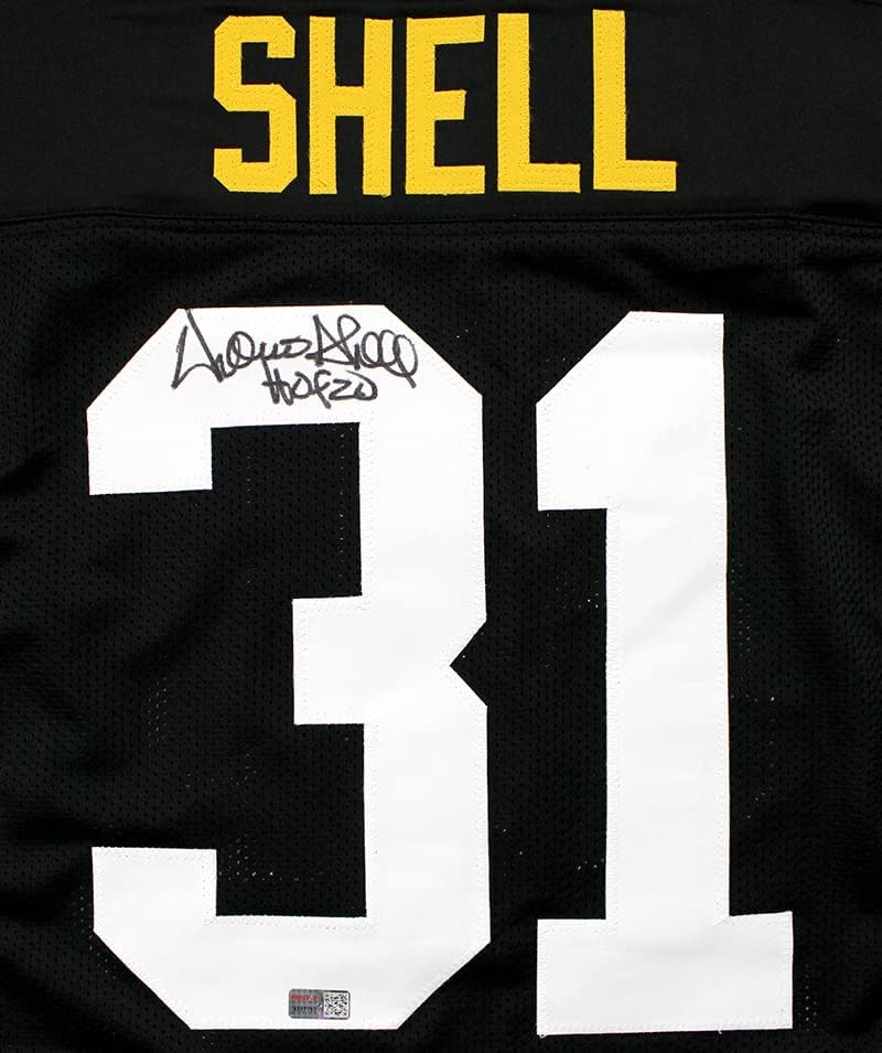 Donnie Shell İmzalı Pittsburgh Steelers Özel Forma Yazılı HOF 20 TRİSTAR