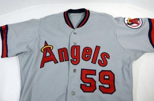 California Angels Joe Kraemer 59 Oyun Verilmiş Gri Forma 44 DP14378 - Oyun Kullanılmış MLB Formaları