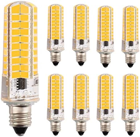 8-Pack 6 W E11 LED Ampuller Kısılabilir, eşdeğer 120 W Halojen Ampuller Değiştirme, sıcak Beyaz 3000 K, 600 Lümen,110
