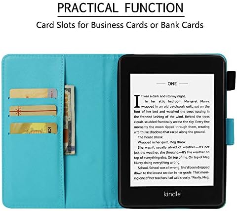 FANGDUHUI e-kitap okuyucu Kılıfı, akıllı E-kitap Kapağı Kindle Paperwhite için 4 Kawaii Pu deri kılıf Paperwhite Kindle