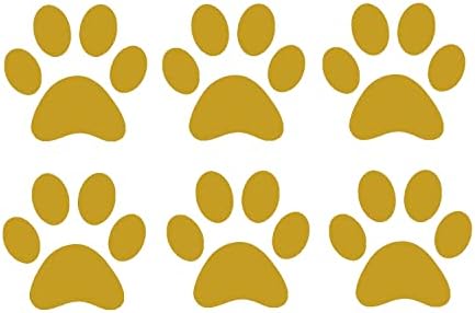 6 Paket Kedi Köpek Hayvan Pençe Baskılar Araba/Dizüstü/Duvar Sticker Çıkartması Eğlenceli Kreş Çocuk Odası Dekor (4cm