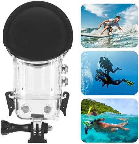 KUIDAMOS dalış durumda, kalın temizle 164ft IPX8 su geçirmez kamera sualtı dalış koruyucu kabuk yüksek ışık geçirgenliği