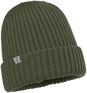 TİALARTS Kış Örgü Bere Şapka Erkekler ve Kadınlar için Yumuşak Kafatası Kapaklar Sıcak Açık Kaflı Bere Çorap Şapka