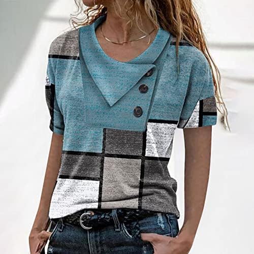 Yaz Sonbahar Bluz Tshirt Kızlar için Kısa Kollu 2023 Grafik Gevşek Fit Rahat Fit Salonu Tshirt Y9 Y9