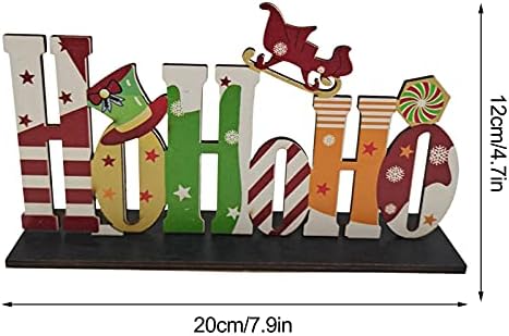 WXLXED Noel Yaratıcı DIY Ahşap Ev Dekorasyonu Öğrenci Hediyeler Noel Süslemeleri