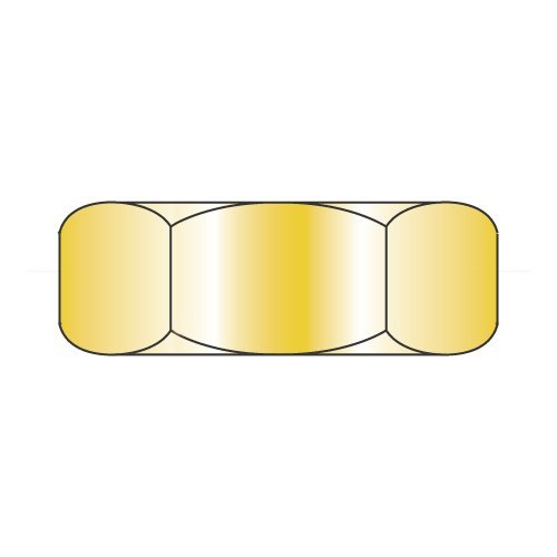 1/2-13 Altıgen Reçel Somunları/Çelik/Çinko Sarısı (Karton: 1.200 adet)