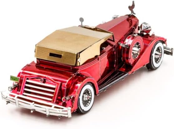 Metal Toprak Büyülenmeleri 1934 Packard Oniki Cabrio 3D Metal Model seti Cımbız ile Paket