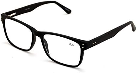 V. W. E. Büyük Erkekler Premium Dikdörtgen okuma gözlüğü-Geniş Donanım Optik Kalite Okuyucu
