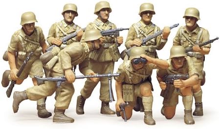 Tamiya 300035037-1: 35 İKINCI dünya savaşı Rakamlar Set Alman Afrika Korps
