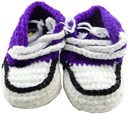 Bebek Yenidoğan Bebek Yürüyor Prewalker El Örgü Yün Tığ Beşik bağcıklı ayakkabı