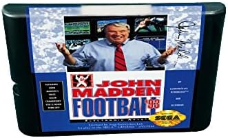 John Madden Futbol ‘93 Oyun Kartuşu İçin Sega Genesis Mega Sürücü Konsolu