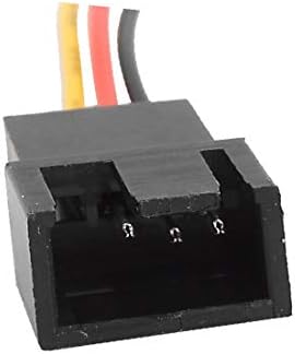 X-DREE 2 adet Siyah Kırmızı 33 cm Uzunluk JST SM 3 P Jack Erkek dişi kablo Konektörü(2 adet Negro Rojo 33 cm Longitud