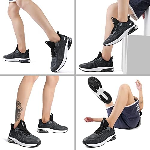 IIV Erkek Hava Koşu Ayakkabıları Rahat Tenis Yürüyüş Atletik Spor Ayakkabı Moda Hafif Sneakers Üzerinde Kayma