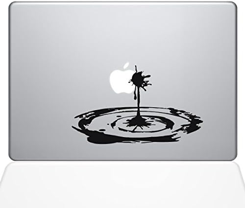 Çıkartma Gurusu Elma Sosu MacBook Çıkartması Vinil Çıkartması - 15 MacBook Pro (2015 ve Üstü) - Siyah (1268-MAC-15P-BLA)
