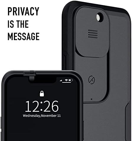 Spy-Fy iPhone 13 Pro Max Ön ve Arka Kamera Kılıflı Kılıf | iPhone'unuzu ve Gizliliğinizi Koruyun | 6 Fit Düşmeye Karşı