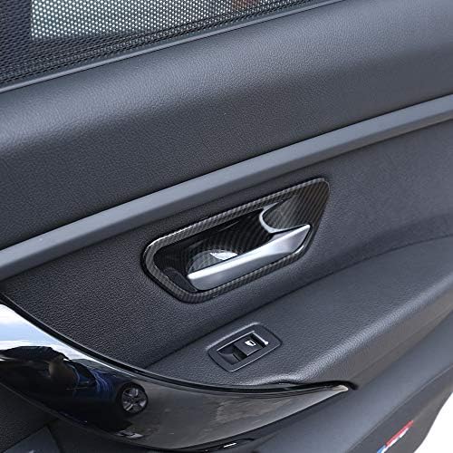 Karbon Fiber ABS Plastik İç Kapı Kolu kase kapağı Trim İçin BMW 3 4 Serisi f30 f32 f35 316i 318i 320li 2013-2018