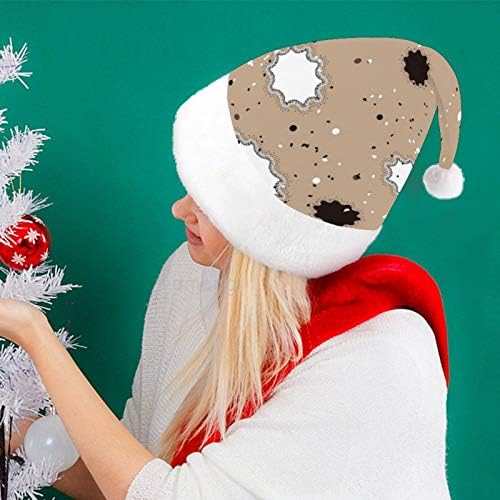Noel Santa Şapka, Graffiti Bulutlar Noel Tatil Şapka Yetişkinler için, Unisex Konfor noel şapkaları için Yeni Yıl