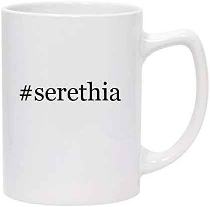 Molandra Ürünleri serethia-14oz Hashtag Beyaz Seramik Devlet Adamı Kahve Kupası