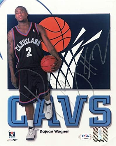 Dajuan Wagner İmzalı 8x10 fotoğraf PSA/DNA Cleveland Cavaliers İmzalı-İmzalı NBA Fotoğrafları