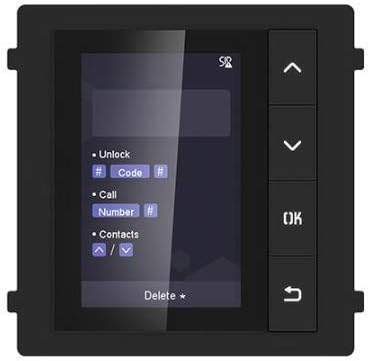 HIKVISION DS-KD-DIS Görüntülü İnterkom Ekran Modülü, ABD Versiyonu