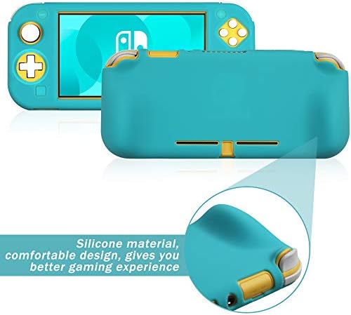 Nintendo Switch Lite için Zacro Taşıma Çantası kitleri, 20 Oyun Kasetini Saklayabilir, 1 Silikon Kavrama Koruyucusu,