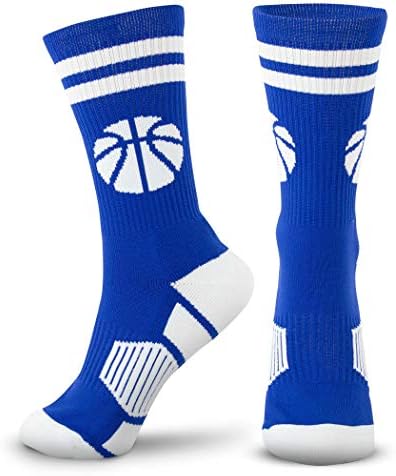 ChalkTalkSPORTS Basketbol Dokuma Orta Buzağı Çorapları | Klasik Basketbol / Çoklu Renkler ve Boyutlar