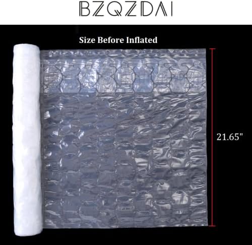 (70µm Süper Sert) BZQZDAI 21.65 x 164Ft/Rulo Sağlam Şişme Hava Yastıkları Hava Yastıkları Ücretsiz El Pompası ile