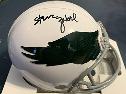 Steve Zabel Philadelphia Eagles İmzalı Mini Kask - İmzalı NFL Mini Kaskları