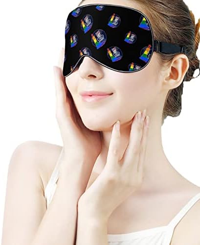 Bayan Eşcinsel Ohio Uyku Körü Körüne Maskesi Sevimli göz bandı Kapağı Ayarlanabilir Kayış ile Kadın Erkek Gece
