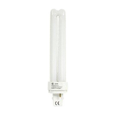Biax Ecolux Kompakt Floresan Lamba, 26 watt, 105 volt, T4, 4-Pin (G24q-3), Sıcak Beyaz, 2700 K