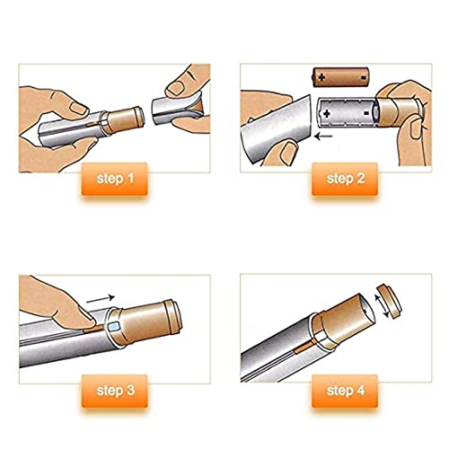 Sluffs Kaş Sökücü Yedek Kafa Elektrikli Ağrısız Kaş Düzeltici Kafa Bıçağı, Kadınlar için Kaş Düzeltici Yedek Kafa