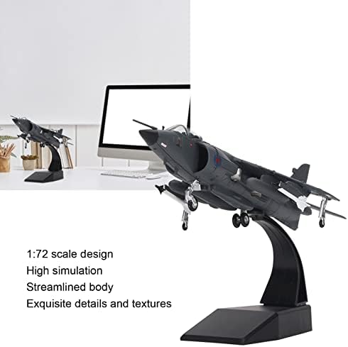 Tnfeeon Savaş Uçağı Modeli, 1: 72 Ölçekli Alaşım Uçak Modeli 2 Ekran Braketi Havacılık Koleksiyonları