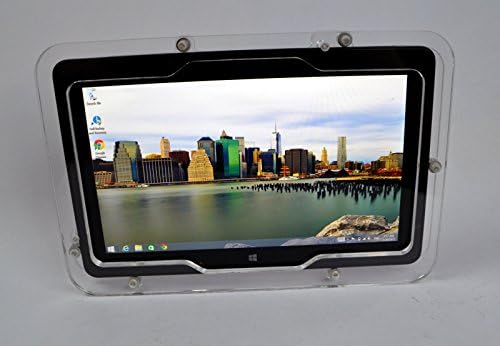 Şeffaf Akrilik VESA kiti TABcare Uyumlu Dell Venue 11 Pro olarak Kullanılan Mağaza Ekranı, Gösteri Ekranı, Kiosk,