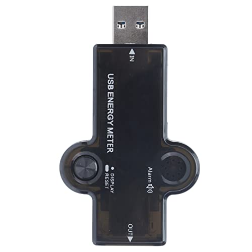 USB C Test Cihazı, Çoklu Ekran Çok Fonksiyonlu USB C Güç Ölçer Monitör Sağlam ABS Yüksek Çözünürlüklü USB Dijital