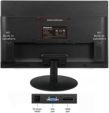 SKitphrati 20 PC Monitör 1600x900 60Hz 5MS HDMI Monitör LED Monitör Görüş Açısı 95° (Yatay) HDMI VGA Girişi, %76 sRGB,