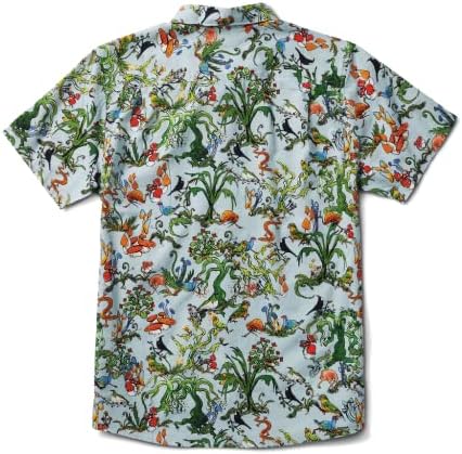 Roark Erkek Yolculuk Düğme Aşağı Gömlek, Klasik kısa kollu sağlıklı tişört, Göğüs Cebi
