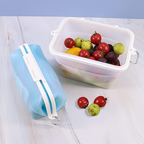 Luxshiny Vakum Kabı Silikon Gıda Torbaları Gıda Saklama fermuarlı çantalar Sebze saklama çantası Taze Tutma Çantası
